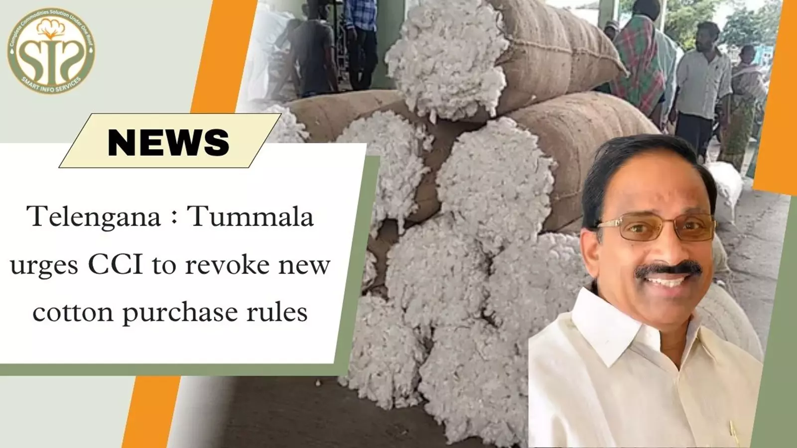Tummala Presses Centre to Relax Cotton Procurement Rules in Telangana